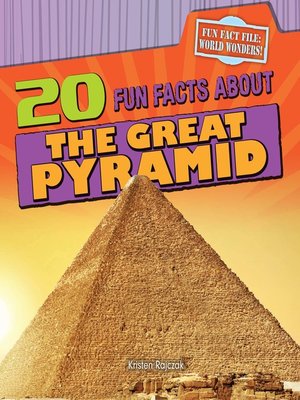 cover image of 20 Fun Facts About the Great Pyramid